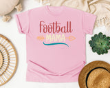 Football Mama Arrow Red graphic tee in Blossom