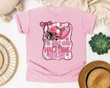Im Just Here For The Halftime Show graphic tee in Blossom