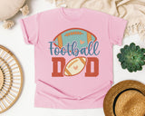 Football Dad Heart graphic tee in Blossom