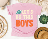 Lets Do This Boys Bold graphic tee in Blossom