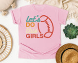 Lets Do This Girls graphic tee in Blossom