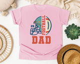 Football Dad Helmet 26 graphic tee in Blossom