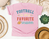 Football Is My Favorite Season Arrows graphic tee in Blossom