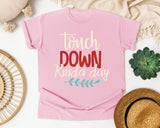 Touch Down Kinda Day Cream graphic tee in Blossom