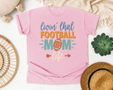 Livin That Football Mom Life graphic tee in Blossom