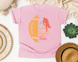 I Am Your Biggest Fan Football graphic tee in Blossom