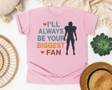 Ill Always Be Your Biggest Fan Player graphic tee in Blossom