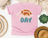 Game Day Script Ball graphic tee in Blossom