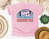 Football Daughter graphic tee in Blossom