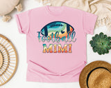 Football Mimi graphic tee in Blossom