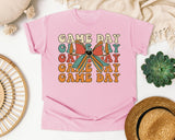 Game Day Stacked Bow graphic tee in Blossom