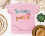 Sundays Are For Football Script graphic tee in Blossom