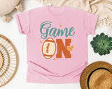 Game On Football graphic tee in Blossom