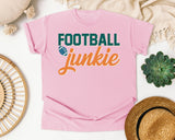 Football Junkie graphic tee in Blossom
