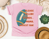 Please Excuse Me For Yelling From The Stands graphic tee in Blossom