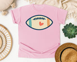 Football Cream Retro graphic tee in Blossom