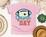 Game Day Ball Heart graphic tee in Blossom