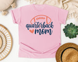 Quarterback Mom graphic tee in Blossom