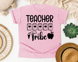 Teacher Tribe Notebooks graphic tee in Blossom