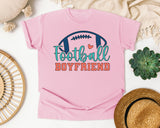 Football Boyfriend graphic tee in Blossom