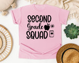 Second Grade Squad Atom graphic tee in Blossom