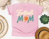 Football Mom Retro Bold graphic tee in Blossom