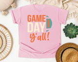 Game Day Yall Ball graphic tee in Blossom