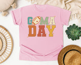 Go Ma Day Football graphic tee in Blossom