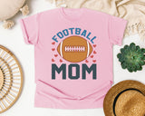 Football Mom Hearts graphic tee in Blossom