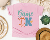Game On Football Teal graphic tee in Blossom