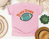 Touch Down Football Arch graphic tee in Blossom
