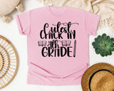Cutest Chick In 4th Grade graphic tee in Blossom