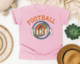 Football Vibes Circle graphic tee in Blossom