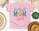 Football Mom Squad graphic tee in Blossom