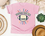 Touch Down Retro Rays graphic tee in Blossom