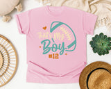 Thats My Boy Number 12 graphic tee in Blossom