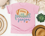 Football Season Script graphic tee in Blossom