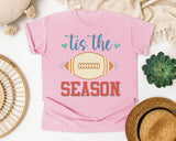 Tis The Season Football Cream graphic tee in Blossom