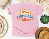 Football Mom Blue Ball graphic tee in Blossom