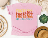Football Football Football Mom graphic tee in Blossom