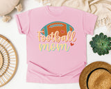 Football Mom Orange Ball graphic tee in Blossom
