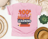 100 Days Of Magical Learning graphic tee in Blossom