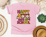 Happy 100 Days Of School Scissors graphic tee in Blossom