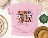Kindergarten Crew Bow graphic tee in Blossom