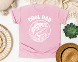Cool Dad Fishing graphic tee in Blossom