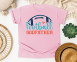 Football Godfather graphic tee in Blossom