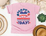 Happy Independence Day Navy graphic tee in Blossom