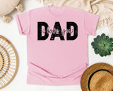Dad I Love You Black graphic tee in Blossom