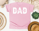 Dad I Love You White graphic tee in Blossom