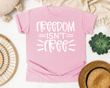 Freedom Isn't Free White 4 graphic tee in Blossom